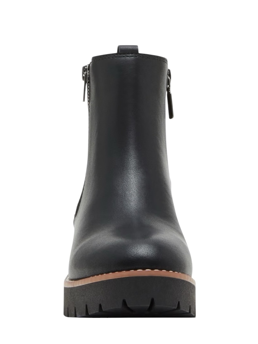 NWT Blondo Demario’s Black Leather Zip-Accent Ankle Bootie retail $159 - Picture 2 of 9